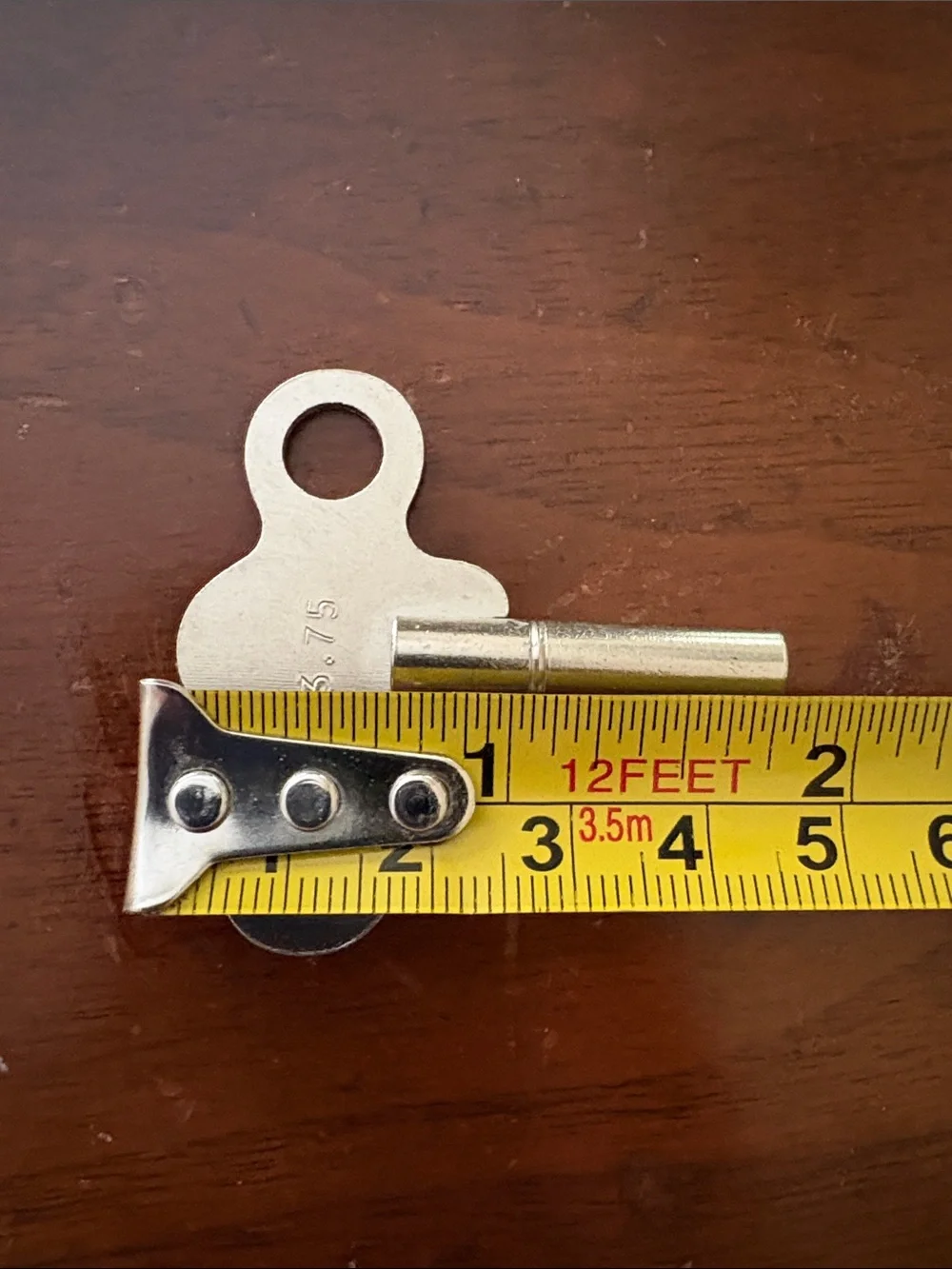 Source Unknown Silver Clock Wind-Up Key - Picture 5 of 5